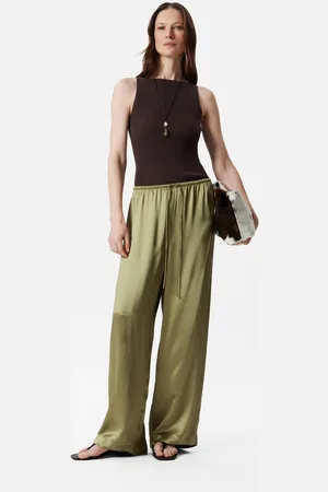 & OTHER STORIES Drawstring Satin Trousers - , 32