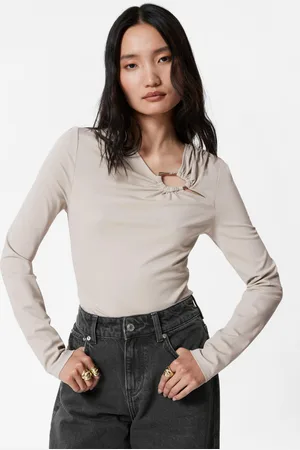 & OTHER STORIES Ruched Buckle-Detail Top - , XS