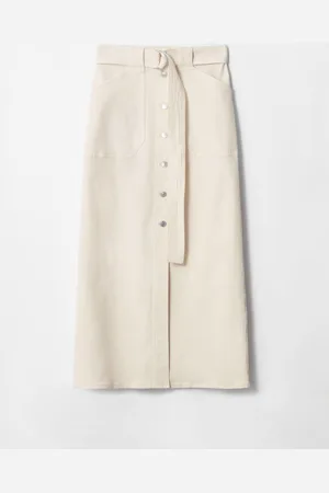 & OTHER STORIES Buttoned Denim Midi Skirt - , 32