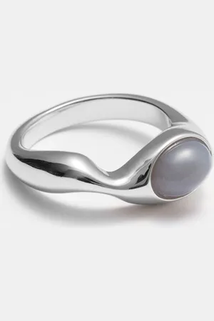 & OTHER STORIES Asymmetric Stone Ring - , S