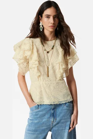 & OTHER STORIES Ruffle Lace Blouse - , 32