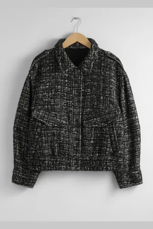 & OTHER STORIES Boxy Tweed Jacket - , XS