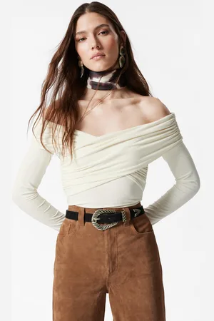 & OTHER STORIES Ruched Off-Shoulder Top - , XS