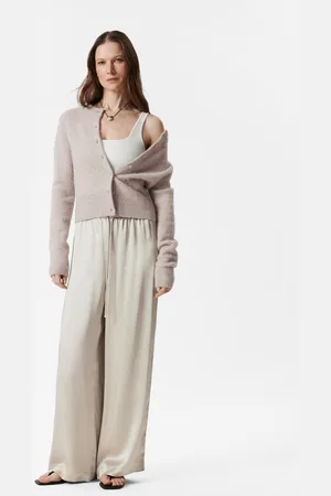 & OTHER STORIES Drawstring Satin Trousers - , 32