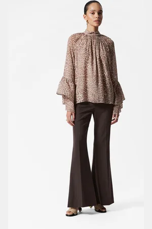 & OTHER STORIES Flounced Stand-Collar Blouse - , XS