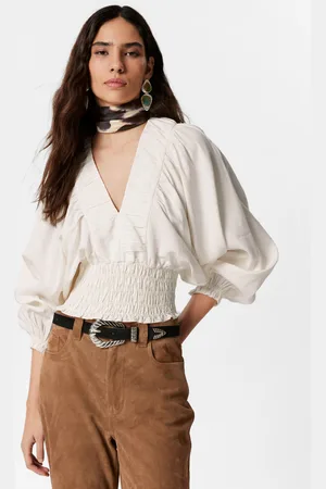 & OTHER STORIES Smocked Puff-Sleeve Blouse - , XS