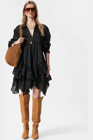& OTHER STORIES Ruffle Ramie Mini Dress - , XS