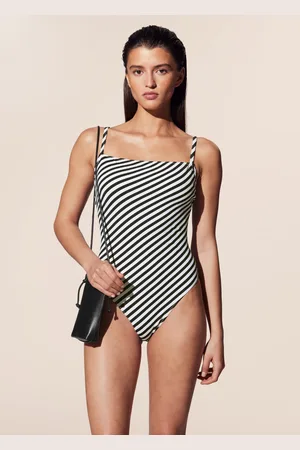 & OTHER STORIES Straight-Neck Swimsuit - , 32