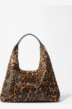 & OTHER STORIES Leopard-Print Leather Tote Bag - , ONESIZE