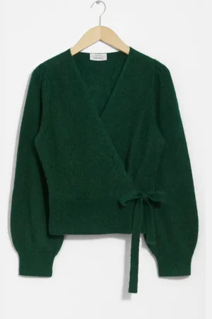 & OTHER STORIES Mohair-Blend Knitted Wrap Cardigan - , M