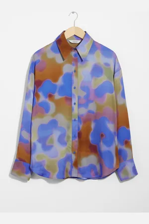 & OTHER STORIES Printed Satin Shirt - , S