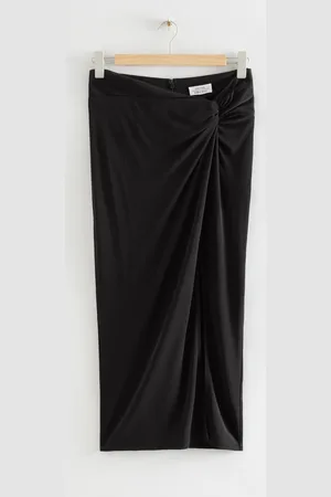 & OTHER STORIES Front Twist Midi Skirt - , L