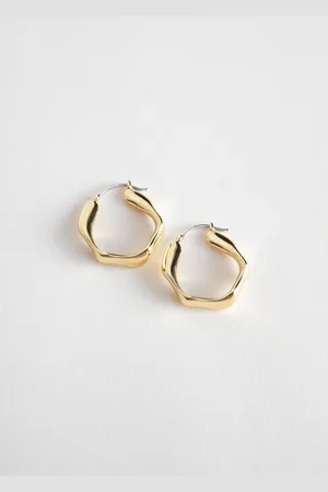 & OTHER STORIES Wavy Hoop Earrings - , ONESIZE