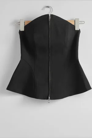 & OTHER STORIES Flared Bustier Top - , 32