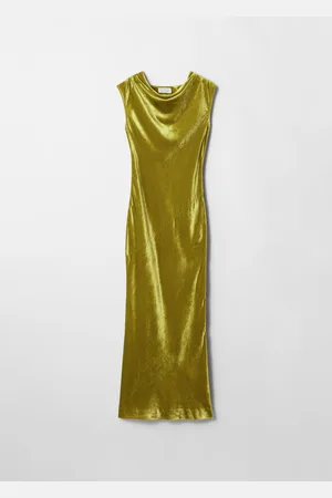 & OTHER STORIES Draped Velvet Maxi Dress - , 32