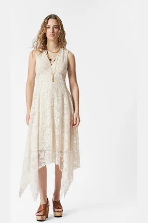 & OTHER STORIES V-Neck Lace Midi Dress - , 32