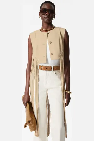 & OTHER STORIES Fringed Suede Vest - , XS
