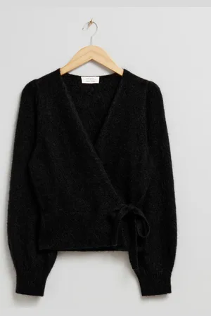 & OTHER STORIES Mohair-Blend Knitted Wrap Cardigan - , S