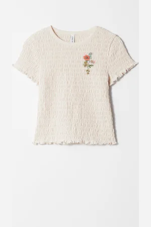 & OTHER STORIES Smocked T-Shirt - , XS