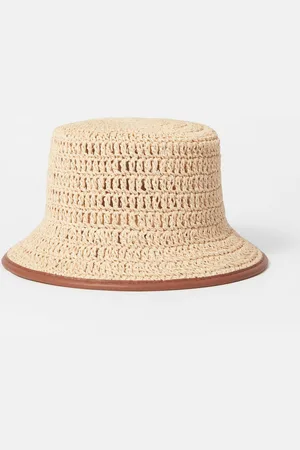 & OTHER STORIES Accent-Trim Straw Bucket Hat - , XS/S