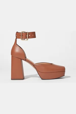 & OTHER STORIES Leather Platform Heeled Sandals - , 37