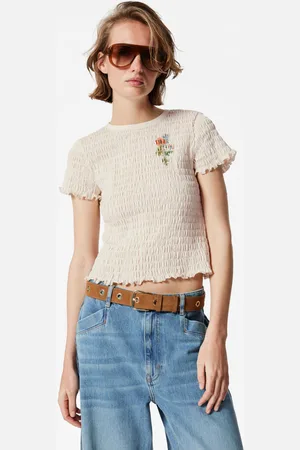 & OTHER STORIES Smocked T-Shirt - , XS