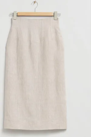 & OTHER STORIES Corset Style Midi Skirt - , 32