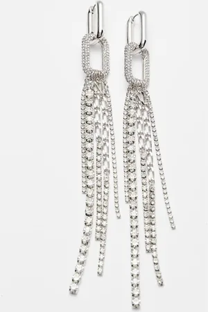 & OTHER STORIES Crystal Chain Earrings - , ONESIZE