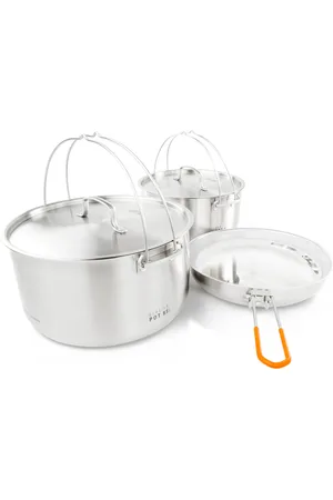 GSI Outdoors Glacier Stainless Troop Cookset NoColour