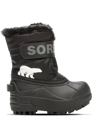 sorel Toddler Snow Commander Boot Black/Charcoal
