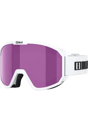 Bliz Active Rave Matt White Black Logo/Brown Pink