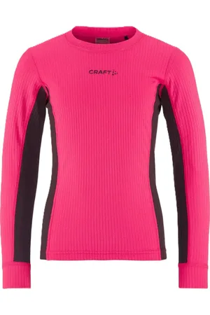 Craft Junior Core Dry Baselayer Set Fame/Dark Plum