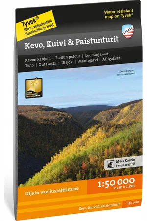 Calazo forlag Kevo, Kuivi & Paistunturit 1:50000