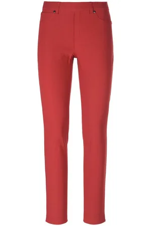Vidde bukser rød farve | FASHIOLA.dk
