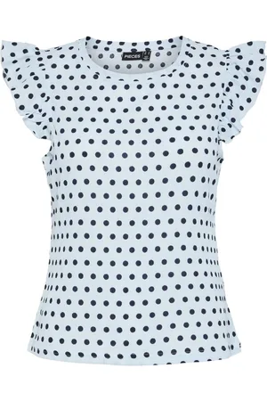 Pieces® Pcluna Top Med Korte Ærmer