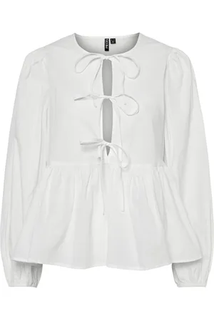 Pieces® Pcjolly Bindebånd Langærmet Bluse