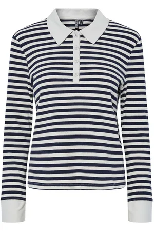 Pieces® Pcdonna Ribbet Langærmet Polo