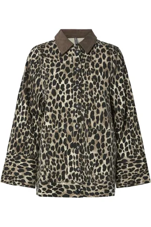 Pieces® Pcjunia Loose Leopard Denimjakke