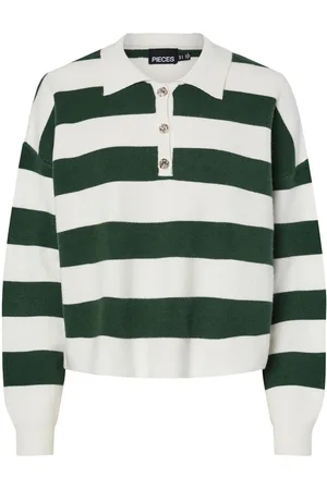 Pieces® Strikket Poloshirt
