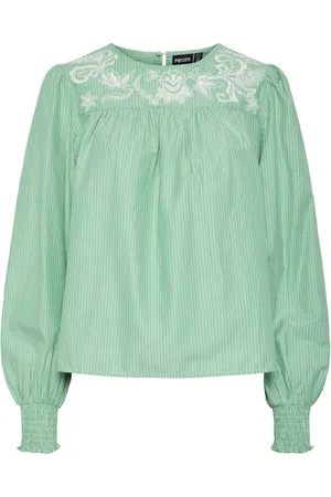 Pieces® Pcsarah Top Med Lange Ærmer
