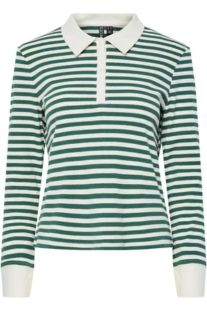 Pieces® Pcdonna Ribbet Langærmet Polo