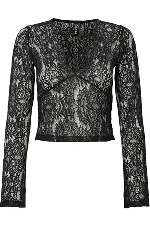 Pieces® Pcamina Blonde Top Med Lange Ærmer