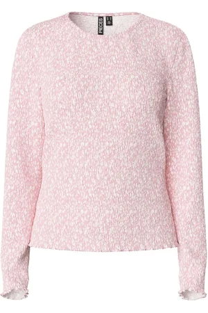 Pieces® Pcflora Top Med Lange Ærmer