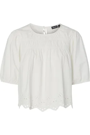 Pieces® Pcsalmina 2/4 Top Med Korte Ærmer