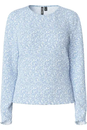 Pieces® Pcflora Top Med Lange Ærmer