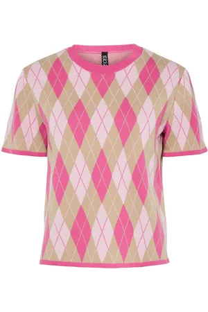 Pieces® Pcfarley Harlequin Strikket Top