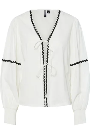 Pieces® Pcnervia Flæsebluse