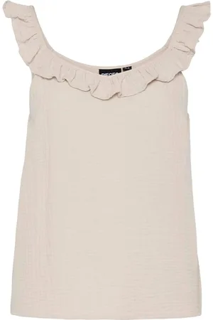 Pieces® Pcsastina Musselin Top Uden Ærmer