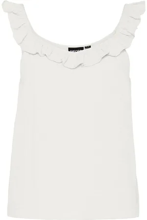 Pieces® Pcsastina Musselin Top Uden Ærmer