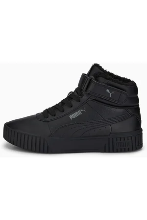 PUMA Carina 2.0 Mid Winter Sneakers Youth, Black/Dark Shadow, size 35,5, Shoes